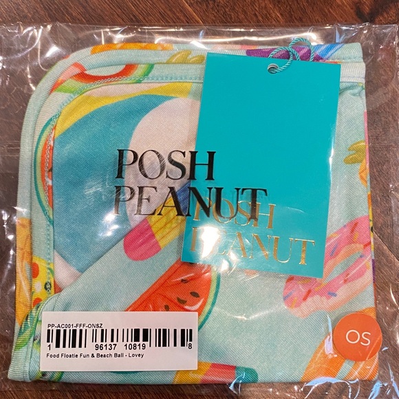 Posh Peanut Bamboo Food Floatie Fun & Beach Ball Lovey NWT - Picture 1 of 2